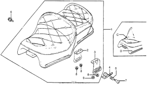 GL1100I Сиденье