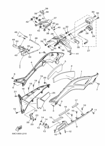 XP500A Боковая крышка