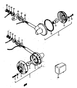 GS400 Поворотники