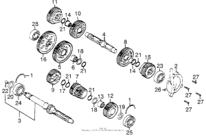 CB750 Трансмиссия