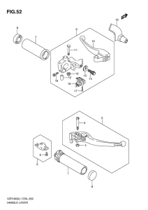 VZR1800 Рулевой рычаг