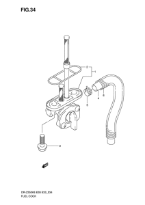 DR-Z250 Топливный кран