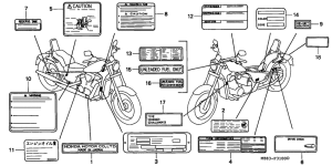 NV400 Лейбл предостережения
