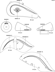 VN800 Decals(vn800-e2)