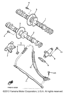  Цепь механизма газораспределения