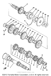 XS400_2F - 1979 Трансмиссия