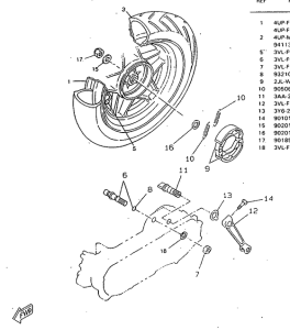 CW50RSP Переднее колесо
