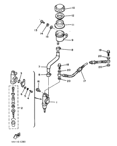 V-MAX12 Задний торм цилиндр
