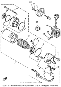 SR250H Стартер
