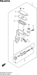 GSX-S1000 (ABS) Главный тормозной цилиндр