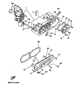 CW50 Картер двигателя