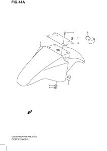 GS500 Переднее крыло