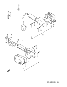 DR125 Поворотники