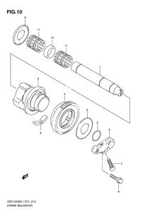 GSF1250S Балансир кривошипа