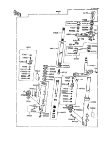 ZX900 Front fork(1 / 2)