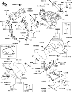 ZX1400 Cowling lowers(1 / 2)