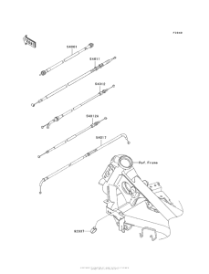 EX250 Тросы управления