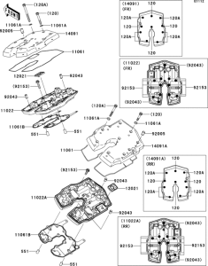  Крышка головки цилиндров