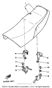 RZ350L Сиденье