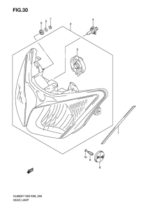 DL650 (ABS) Фара