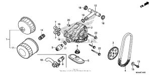 VT750C2B Масляный насос