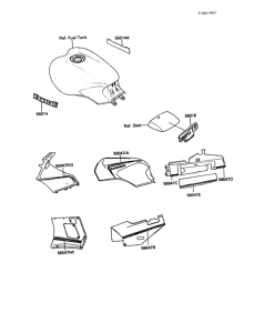 ZG1000 Decals(white)(zg1000-a3 / a3a)
