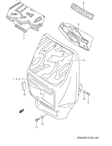 DR650 Фара головного света