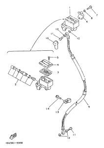 TZR125 Bomba de freno delantera