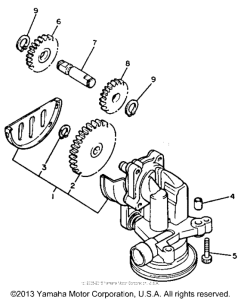 XVZ13TC Масляный насос