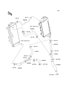  Патрубки охлаждения