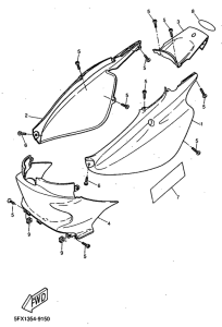 CW50RS Боковые обтекатели