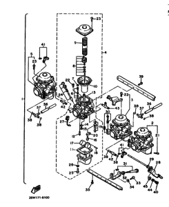 FZ600 FZ600U Carburetor assy