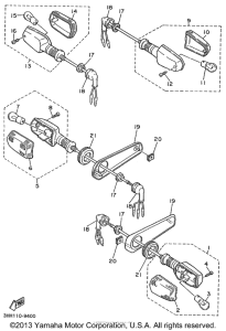 FZR600RLC Поворотники