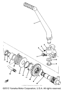 YZ100D Стартер