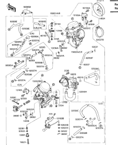 VN1500 Carburetor assy