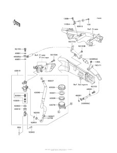 ZX1400 Задний торм цилиндр