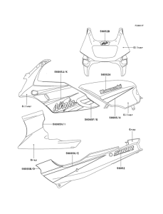EX500 Наклейки