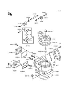 KX125 Цилиндр и головка цилиндров