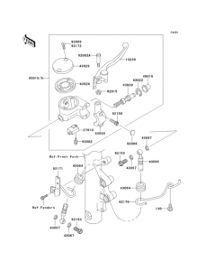 VN1500 Главный тормозной цилиндр