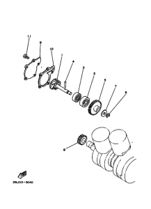 RZ350RR ｳｵｰﾀﾎﾟﾝﾌﾟ