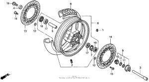 ST1100 St1100 front wheel