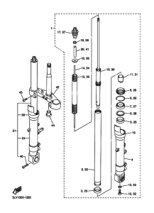 FZS1000 Вилка передней оси