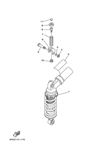 TZ250 Задняя подвеска