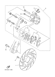 T110 Передний суппорт