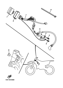 YZ125 YZ125T1 Equipo electrico