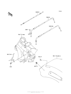 VN1700 Тросы управления