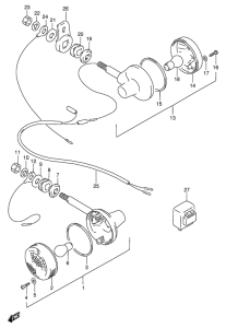 GN125 Поворотники