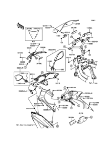 EX650 Обтекатели