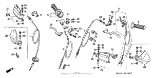XR80R Handle switch + cables