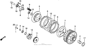XR250 Clutch + advancer
